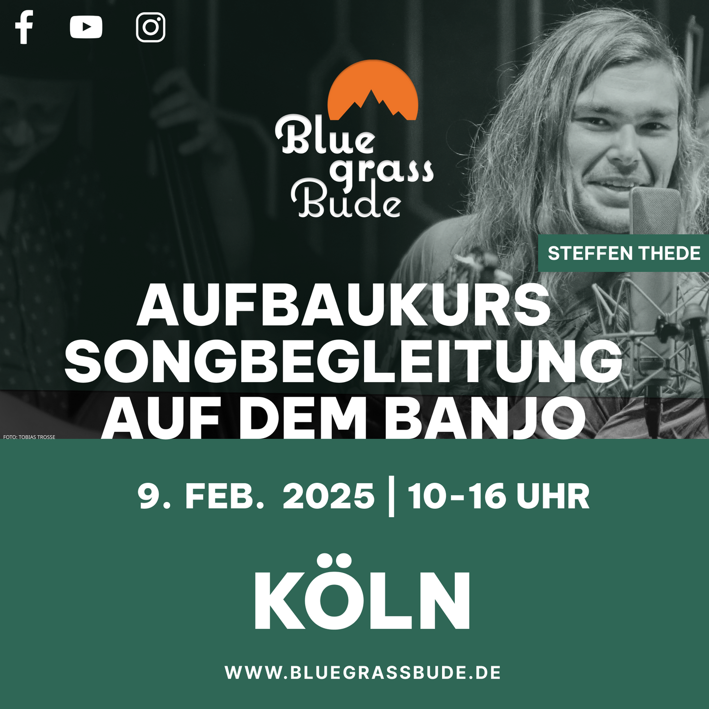 Aufbau Songbegleitung auf dem Banjo mit Steffen Thede 09.02.2024