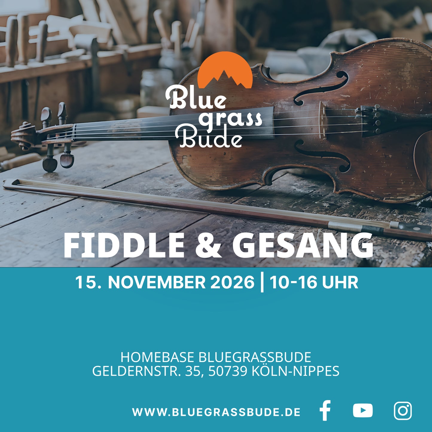 Fiddle & Gesang - 15.11.2026 in Köln-Nippes