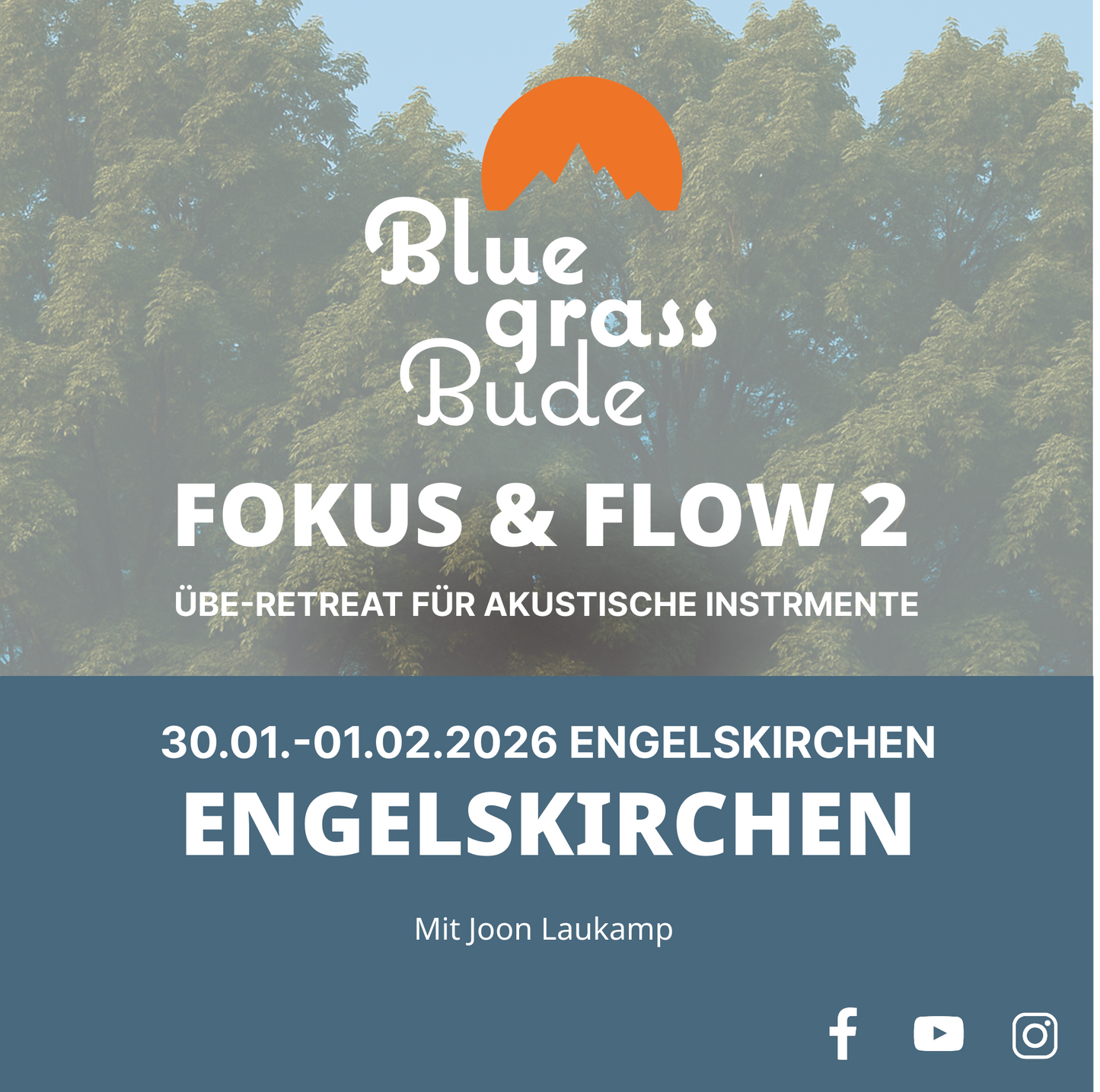 Fokus & Flow 2 – Übe-Retreat im Oberbergischen mit Joon Laukamp
